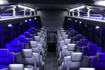 Deltona Charter Bus Interior