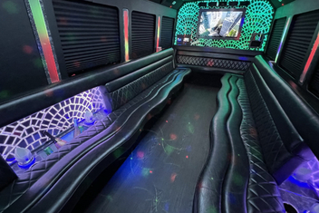 Deltona Limo Bus Interior