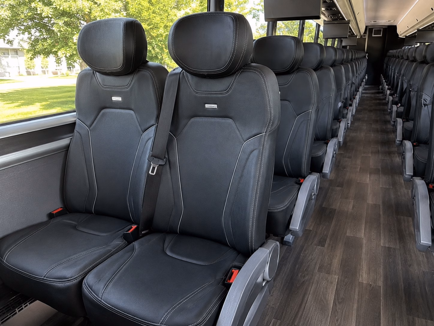 deltona charter bus interior