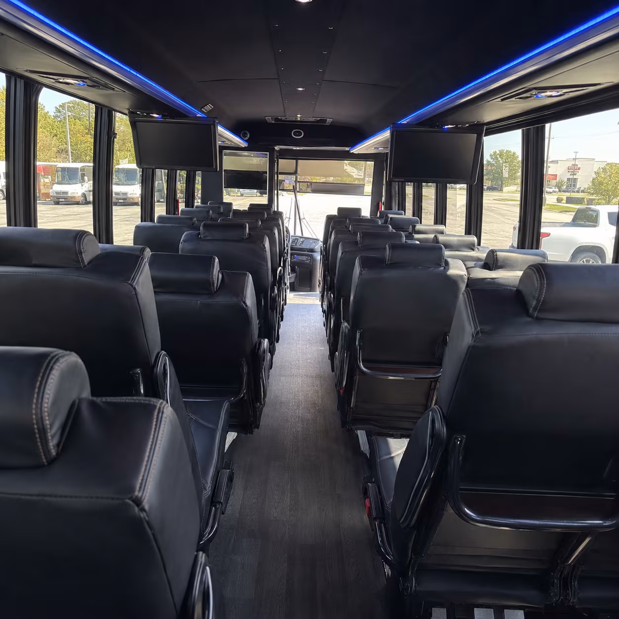 deltona wine tour brewery transportation onboard seating