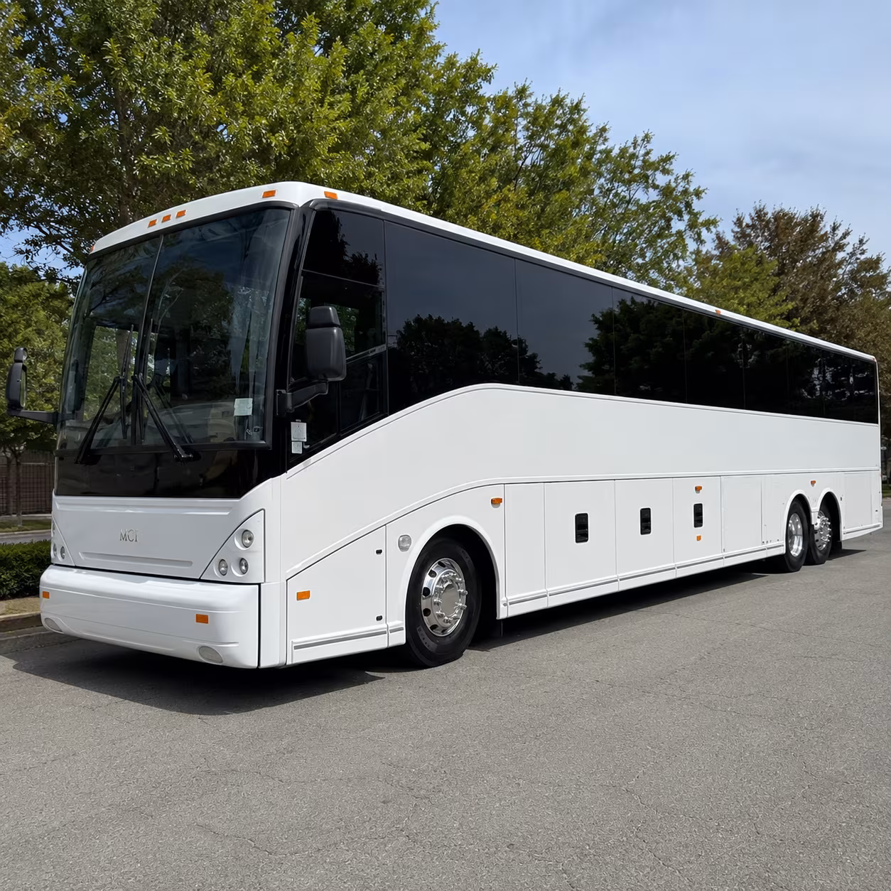 what corporate events at daytona international speedway look like with a charter bus